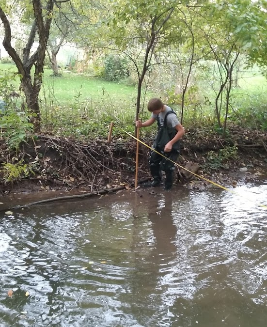 Brillian Middle School students test water quality