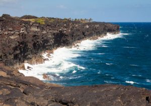 Lava Cliffs In Volcanoes National Park