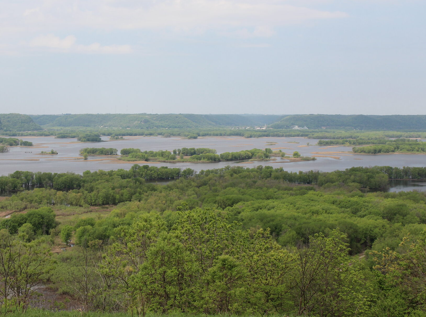 Rush Creek State Natural Area, overlooking the Mississippi River, on a NRF Field Trip. Photo: Caitlin Williamson