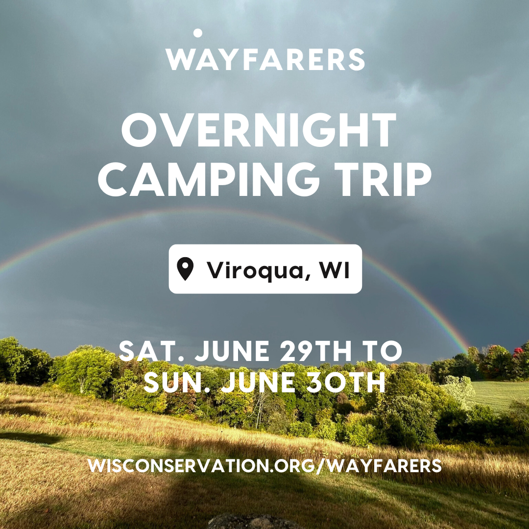 Event graphic with image of landscape and a rainbow 